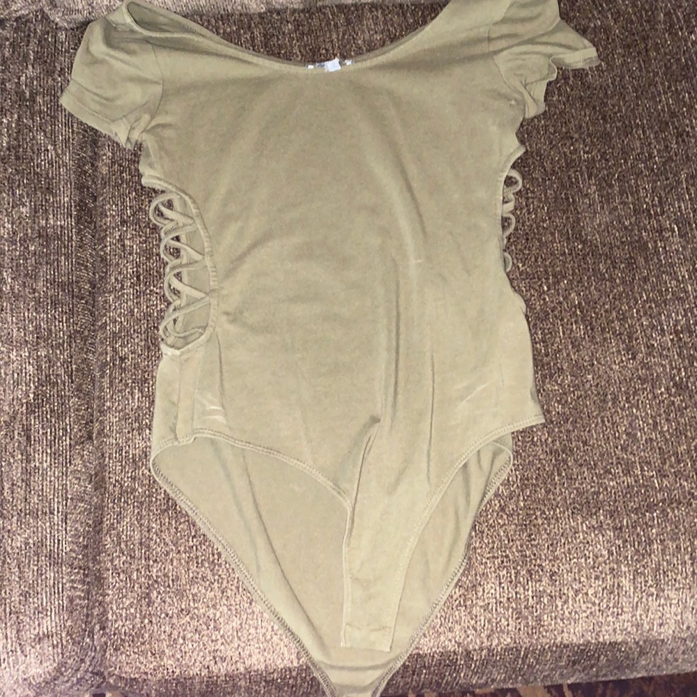charlotte ruse body suit army green